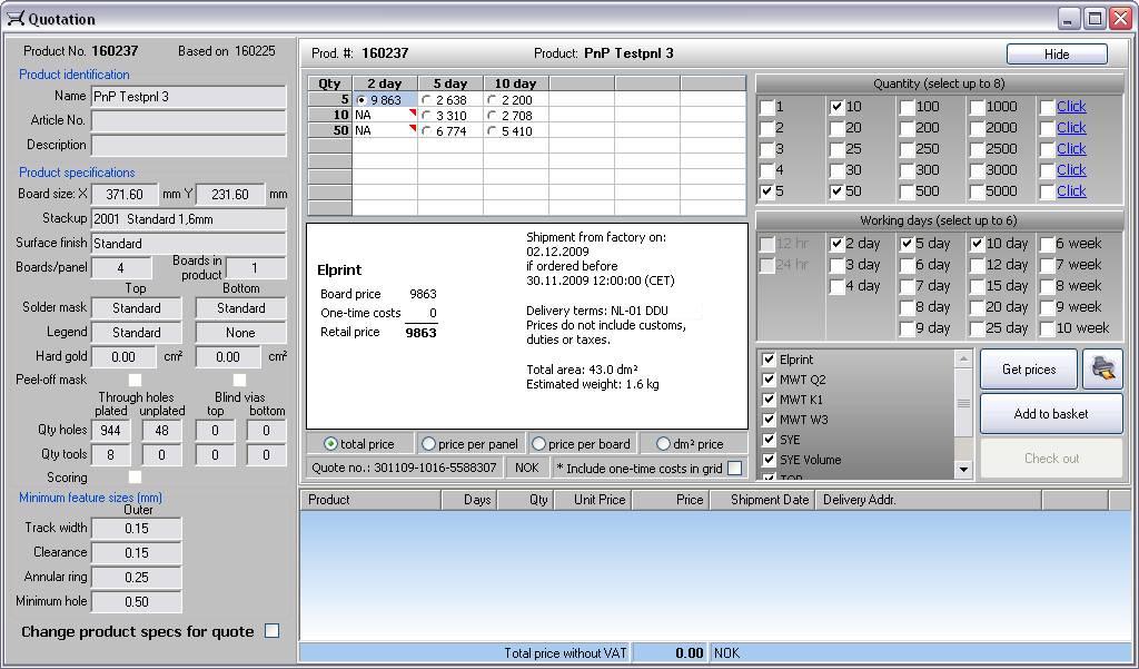 Quotation module